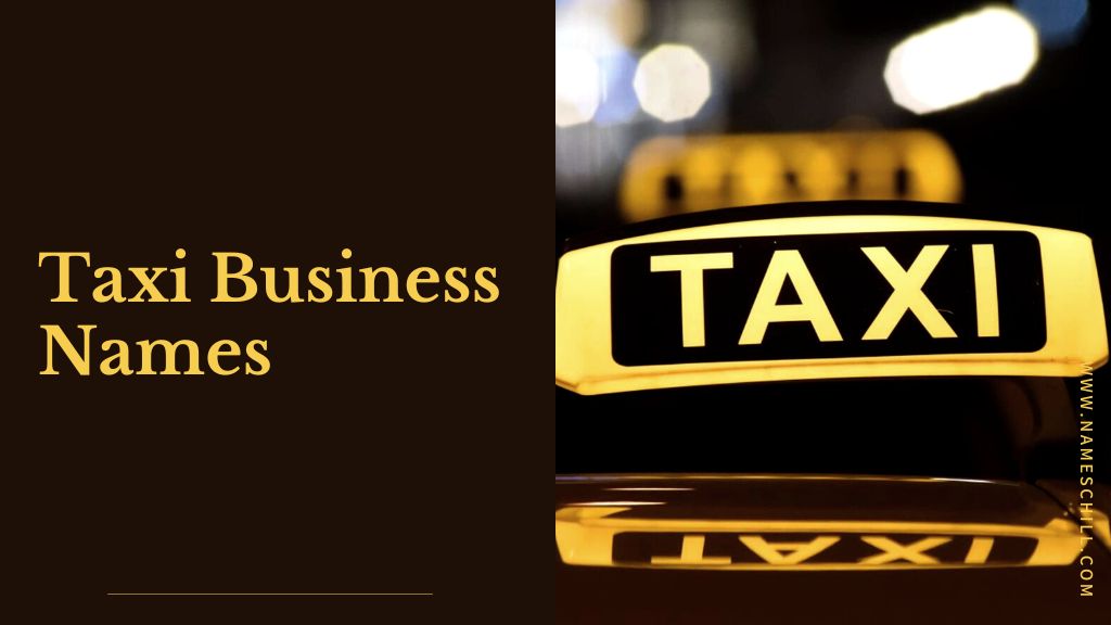 Taxi Business Names