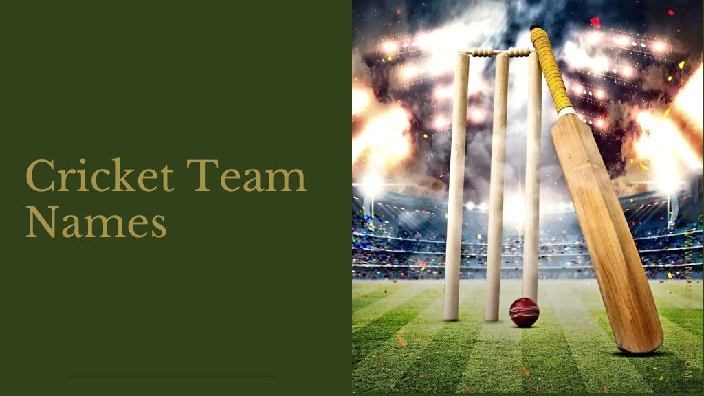 cricket team names fantasy cricket team names