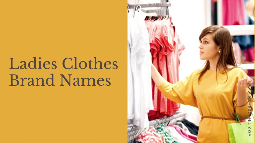 Ladies Clothes Brand Names