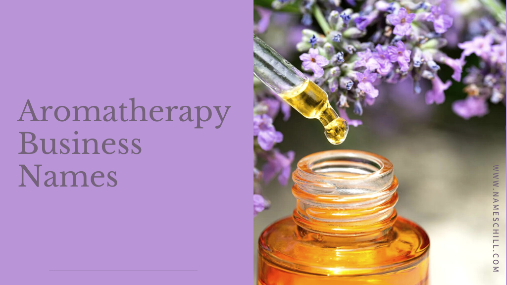 aromatherapy business names