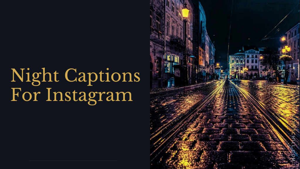 Night Captions For Instagram