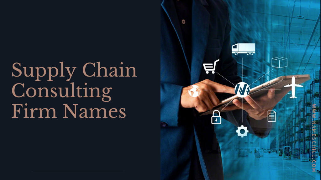Supply Chain Consulting Firm Names